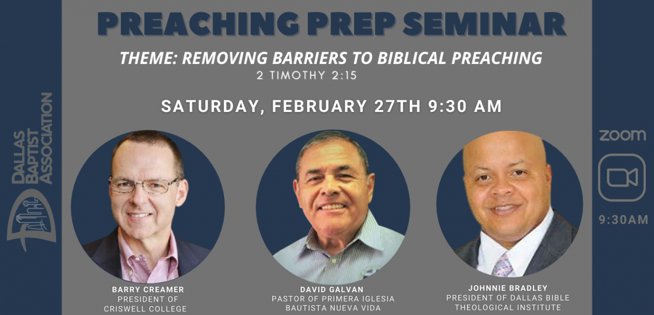Preaching Prep Seminar | DBA.NET